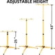 thumbnail image 2 of Soporte Blanco Tiro con Arco Nbguigdstr Metal Ajustable 25160cm, 2 of 3