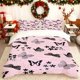 thumbnail image 1 of Retro Butterfly Wallpaper Print Quilt Cover Set Bedding Soft Quilt Cover + 2 Pillowcases Suitable for Home Bedroom And Guest Room G, 1 of 1