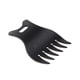 thumbnail image 5 of Peine para cabello graso de dientes anchos de plástico profesional que peina los peines para levantar el cabello de color negro, 5 of 5