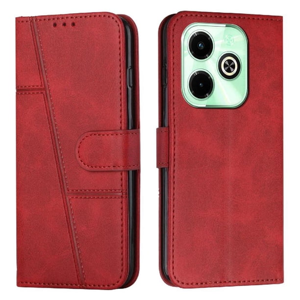 Funda Flip Para Infinix Hot 40i – Carcasa Delgada Y Resistente A Impactos Con Soporte Para Uso Diario Y Profesional