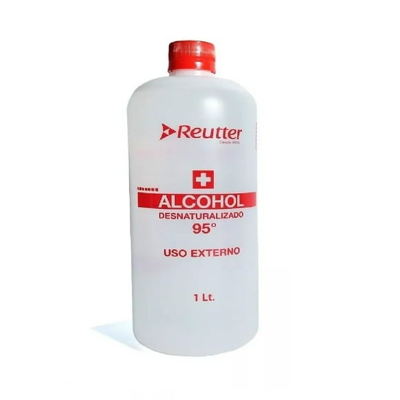 Alcohol Desnaturalizado 95° 1 Litro Uso Externo
