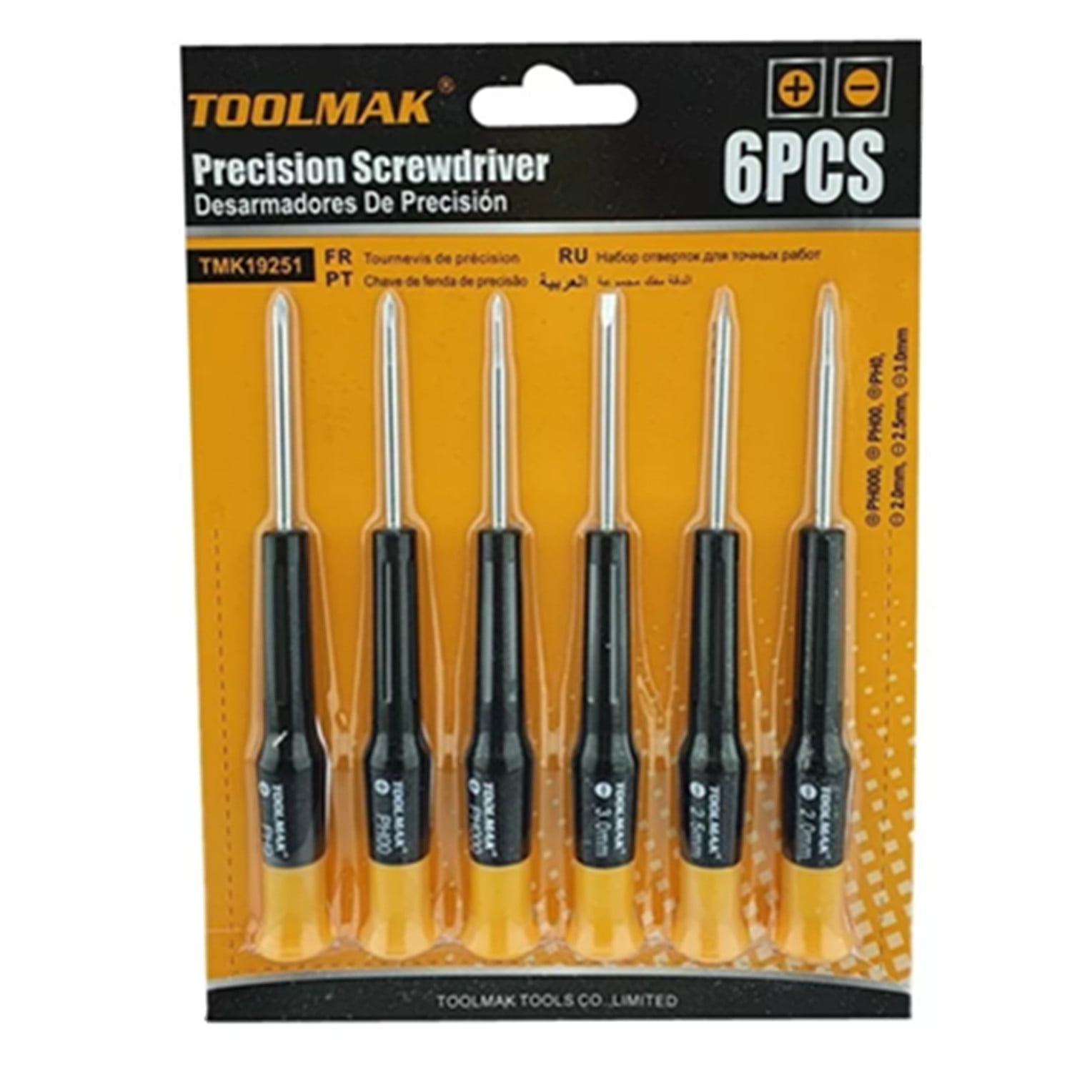 Juego De Destornilladores De Precision 6 Piezas Toolmak