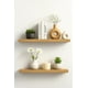 thumbnail image 1 of 2 Repisa Flotante Dormitorio Baño Estantes Pared Mdf 40x15cm beige, 1 of 10