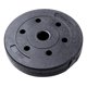 thumbnail image 2 of Set 2 Discos Pvc Preolimpicos 2,5kg (5kg Total) Negro, 2 of 3