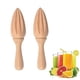 thumbnail image 1 of Jugadora de cítricos de madera de 2 piezas - Manual portátil Limón/naranja Reamer | Herramienta portátil de prensadora de frutas para el hogar, cafetería y bar, utensilios de cocina, accesor, 1 of 3