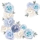 thumbnail image 1 of Pegatinas de pared con diseño de peonías florales, calcomanías de pared con flores, pósteres de pared con rosas y peonías en flor, pegatinas de pared con flores de acuarela, papel tapiz autoadhesivo p, 1 of 8