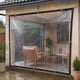 thumbnail image 5 of Lona transparente impermeable con ojales de 4x6mts para exteriores, camping, plantas, jardín, gallinero, arena para gatos, 5 of 8
