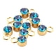 thumbnail image 5 of 10x Colgantes De Diamantes De Imitación Para Hacer Joyas, Abalorios De Cristal Para Manualidades, Color Azul Claro, 5 of 5