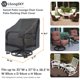 thumbnail image 3 of Funda para Silla Lounge Giratoria de Exterior LSongSKY 2 piezas Negra, 3 of 9