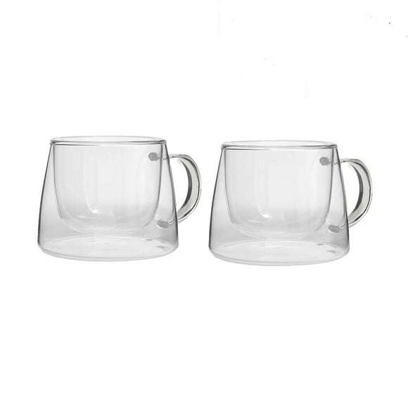 Set 2 Mugs de vidrio 250ml Coquinaria