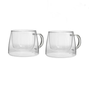 Set 2 Mugs De Vidrio 250Ml Coquinaria