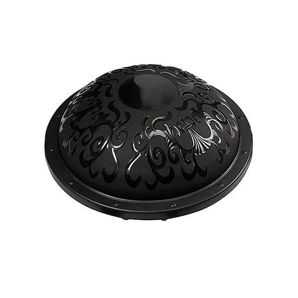 Genérico - Balon Bosu 60 Cm Flower 2 Capas - Black - Aj-15-2