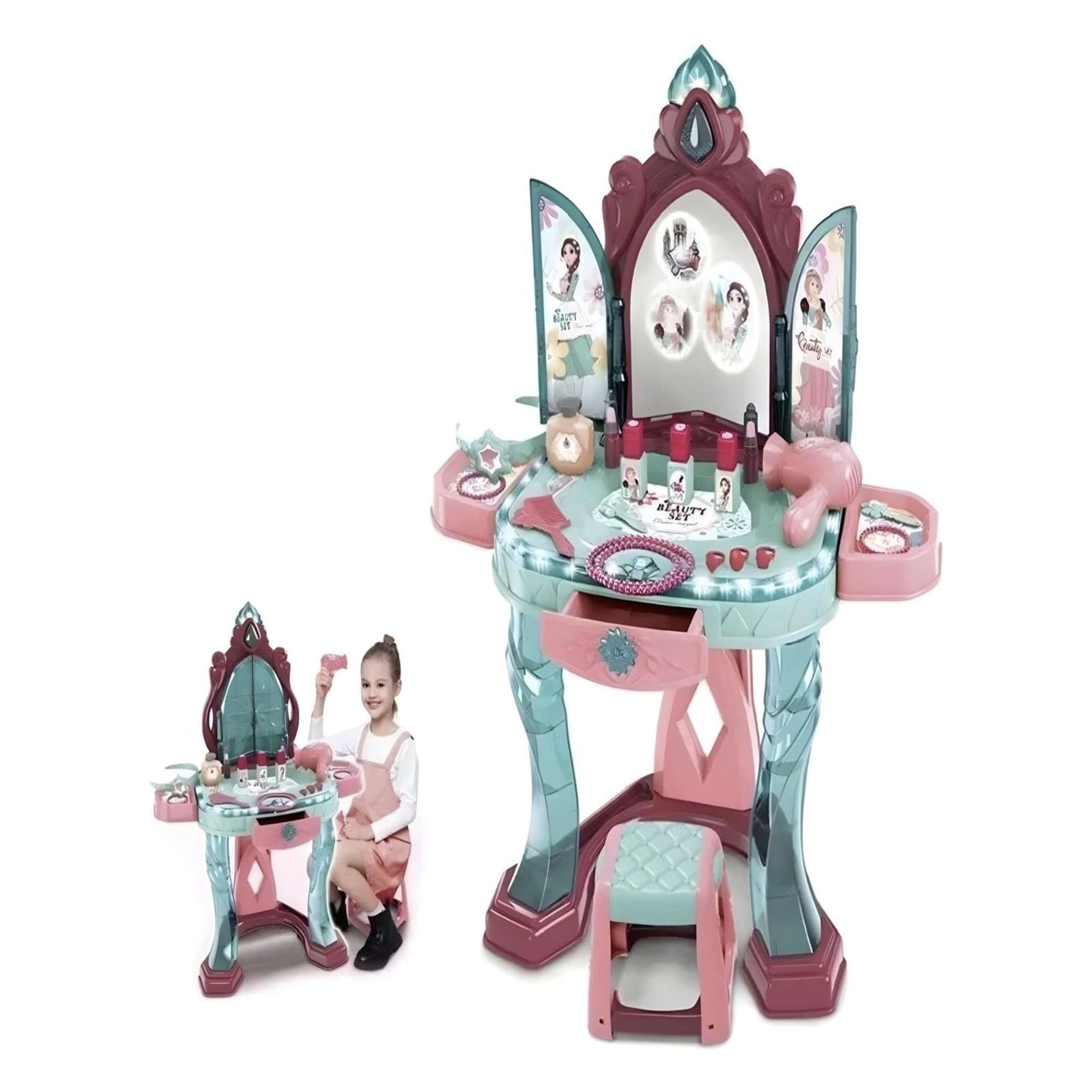 Mymhogar - Tocador De Belleza Princesas Con Sensor