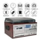 thumbnail image 2 of Tocadiscos de vinilo LoopTone 9 en 1 Bluetooth de 3 velocidades plateado, 2 of 3