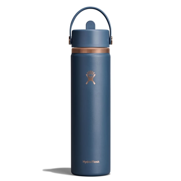 Botella de agua Hydro Flask 710 ml aislada y a prueba de fugas azul
