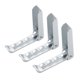thumbnail image 1 of Percha De Aluminio Para Bata De 3 Piezas Percha Duradera De Pared Plateada, 1 of 5