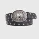 thumbnail image 1 of Cinturón Cowboy Mujer Con Tachas Hebilla Corazón Western negro Talla Única, 1 of 4