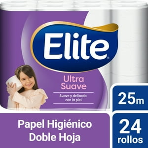 Papel Higiénico Elite Doble Hoja 24 Un X 25 Mt
