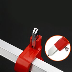 Magideal - Cortador De Rodillo De Empuje De Vidrio En T Profesional Con Alimentación Automática De Aceite Fácil De Usar Cortador De Empuje De Vidrio En Forma De