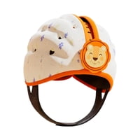 Bothyi - Casco Para Bebé, Gorro, Protector Suave Y Portátil Para Todas Las Estaciones, Para Niños Y Niñas, Color Naranja, Pequeño León.