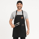 thumbnail image 2 of Pechera Delantal Cocina Barbacoa Parrilla Premium Peluquero Negro Batman, 2 of 5
