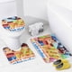 thumbnail image 4 of Sheriff Labrado-theme 4-Piece Shower Curtain Set with Rugs, Waterproof Bathroom Decor Set Includes Bath Mat, U-Shaped Rug, Toilet Lid Cover and Curtain with Hooks, 4 of 6