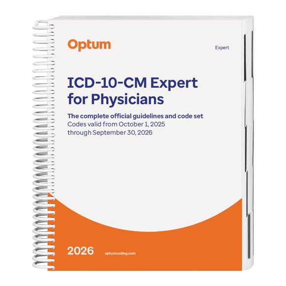 Guía de Directrices ICD-10-CM Expert Optum 2026 (Encuadernación en espiral)