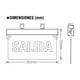 thumbnail image 3 of Letrero Led Con Texto “ Salida” De Emergencia, 3 of 3