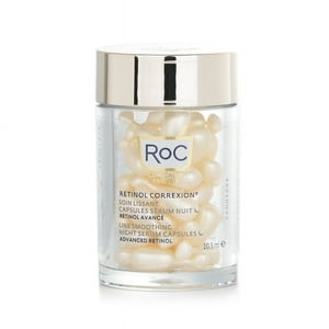 Roc Skincare - Cápsulas De Suero De Noche Suavizante De Líneas De Expresión Con Retinol Corrector - 30 Cápsulas