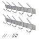 thumbnail image 1 of Soporte de pared de acero inoxidable para guardarropas GlazieVault (paquete de 2), 1 of 7