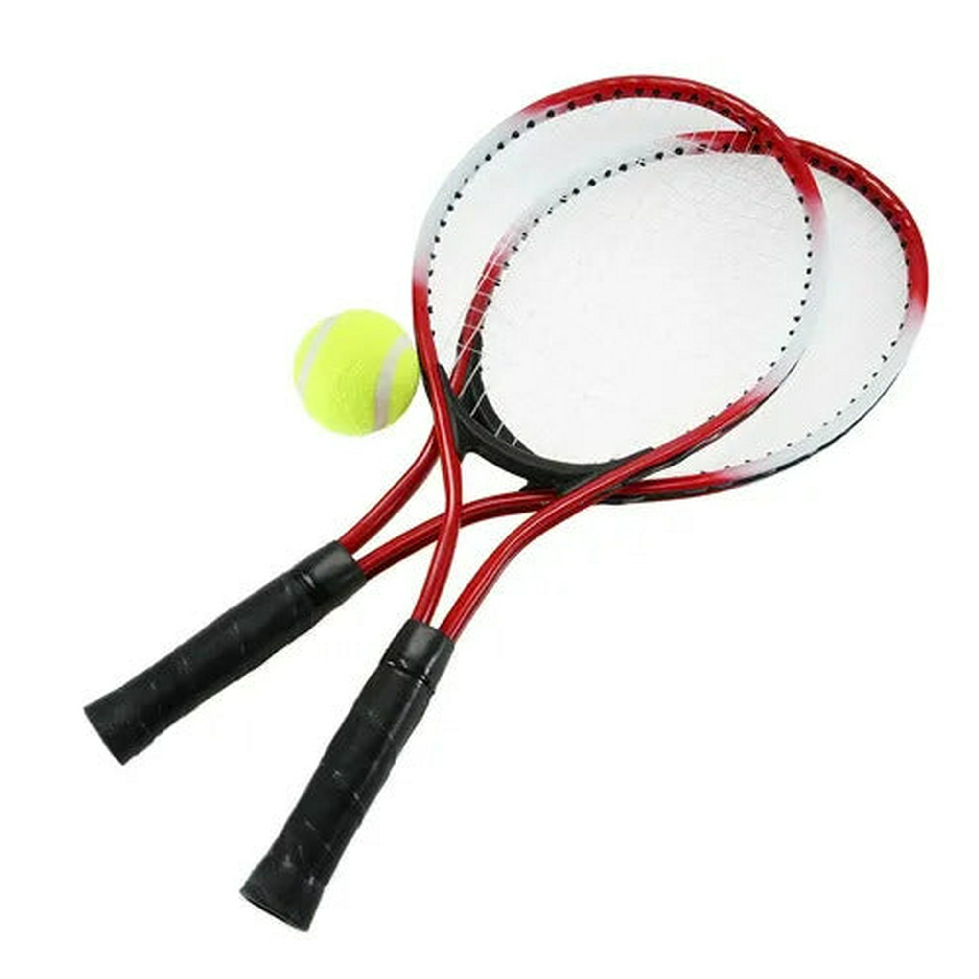 Inaltum Fitness - Set 2 Raquetas De Tenis + Pelota En Estuche Niño-adulto Rojo