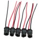 thumbnail image 2 of Tenedor del conector del zócalo de la bombilla de la cu?a de 5pieces T10 W5W para el barco auto del camión, 2 of 5