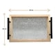 thumbnail image 4 of Bandeja Hogar Decoracion Bandeja Madera Vidrio 30x20cm Marrón, 4 of 4