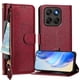 thumbnail image 1 of FOXDOCK Funda Tipo Cartera para Realme GT 7 Cuero PU con Cremallera y Correa de Muñeca, Ranuras para Tarjetas, Soporte Plegable, Cierre Magnético, 1 of 5