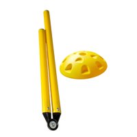 Magideal - Postes De Entrenamiento De Agilidad Para Fútbol, Obstáculos, Equipo Multifunción Para Entrenamiento De Velocidad Y Agilidad Para Práctica Y Competic 2 Sección Con Base