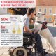 thumbnail image 2 of Chaleco Opstin para perros de servicio, etiqueta de identificación, 50 tarjetas de información ADA, 2 of 3