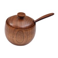 Bothyi - Tarro De Madera Para Especias, Botes De Condimentos A Prueba De Polvo Para Restaurantes, Granja, Cafetería, Tarro Individual
