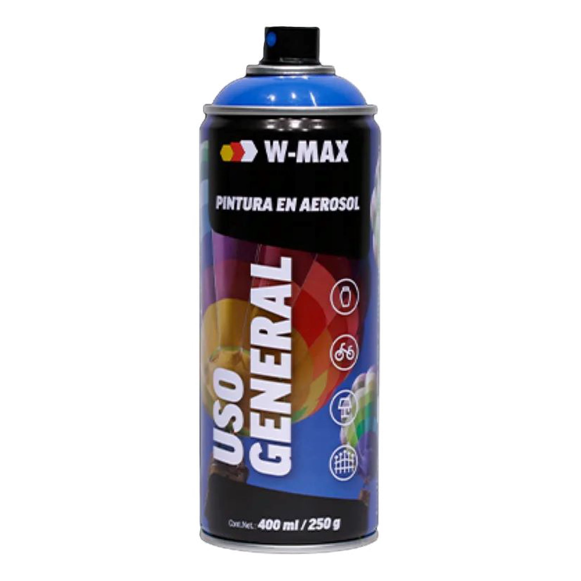 Metalfer - Pintura En Spray Azul W Max 400ml Uso General