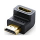 thumbnail image 3 of Adaptador Curvo Hdmi 2.0 4K/60Hz M/H Down Negro Ugreen Hd112, 3 of 3