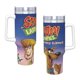 thumbnail image 4 of Laff-a-Lympics Vaso aislado de acero inoxidable con asa, diseño temático, regalo para familia, amigos y fans; incluye pajita y encaja en el portavasos estándar, 40 oz, 4 of 6