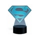 thumbnail image 3 of Lampara Ilusion 3D Superman Logo de 7 colores, Base touch, 3 of 7