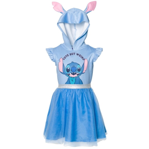 Vestido de cosplay Disney Lilo & Stitch para niñas azul de 14 a 16 años