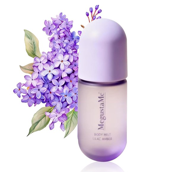 Spray corporal MeguStame Lilac Amber 100 ml para mujer