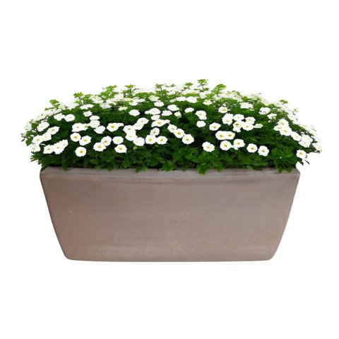 Deroma - Jardinera Rectangular Garda 42Cm Grafite