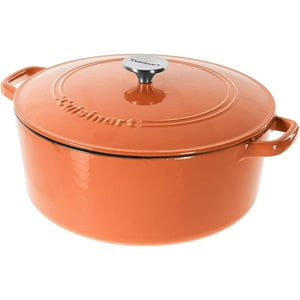 Cazuela Cuisinart Chef'S Classic Hierro Fundido Esmaltado 7 Litros Naranja