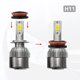 thumbnail image 2 of Unique Bargains 2 piezas de adaptador de base de faro LED H11, enchufes de bombilla, retenedor, soporte universal para automóvil, negro, 2 of 6