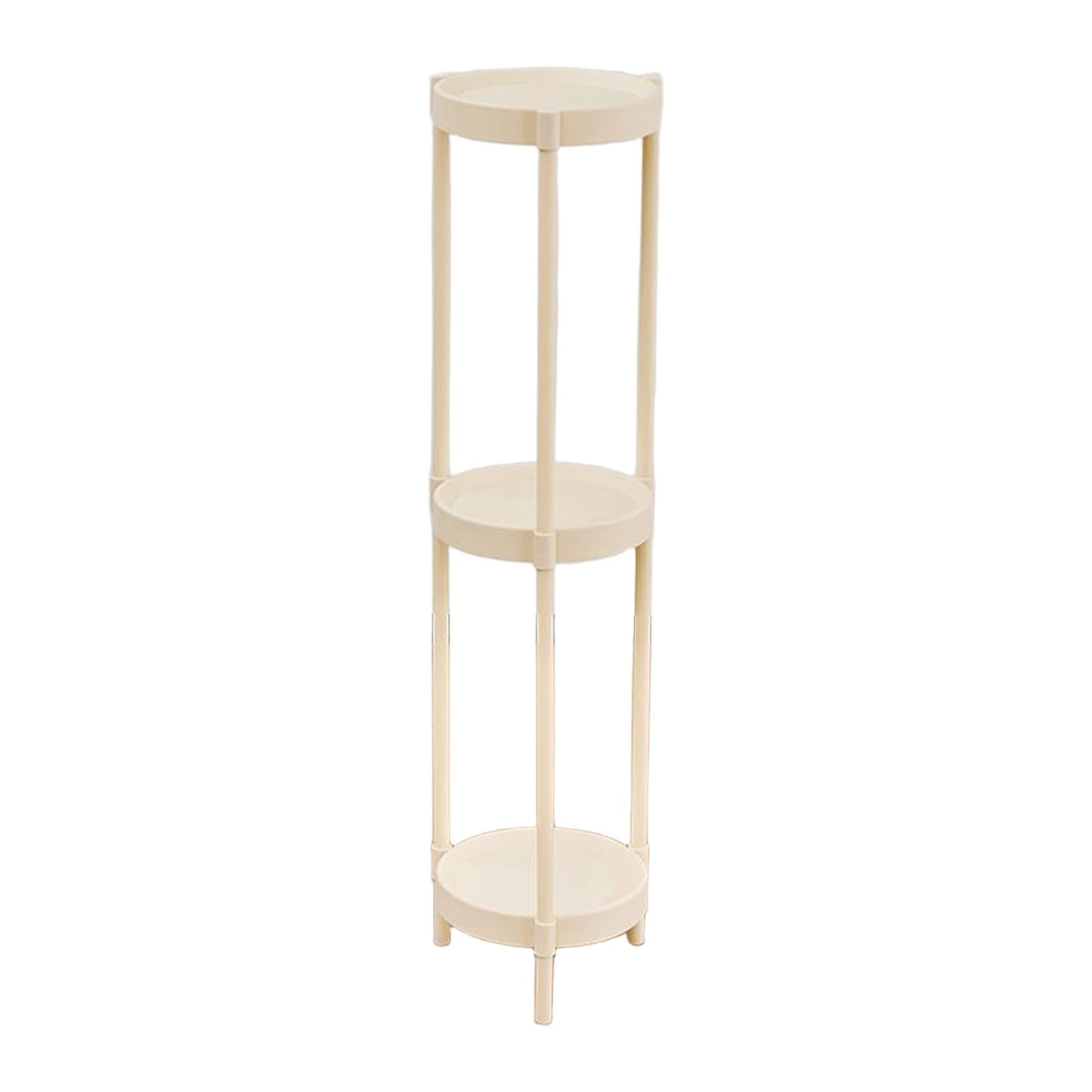 Magideal - Estante Para Plantas Repisa Organizadora Exhibidor Macetero Multifuncional De Material Pp Adecuado Para Sala De Estar Jardín Balcón Entrada Y Dormitor 3 Niveles