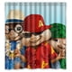thumbnail image 1 of Cortina de ducha de Alvin y las Ardillas, juego de cortina de baño con ganchos, tamaño 66 x 72 pulgadas, 1 of 3