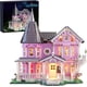 thumbnail image 1 of Set de construcción FunBuild Pink Palace Apartment de 1349 piezas con luces, 1 of 6
