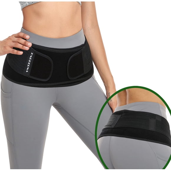 Cinturón de cadera SI Joint PARPERNA para mujeres y hombres, soporte lumbar
